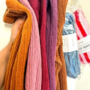 7 Little Stocking Co Cable tights size 5/6